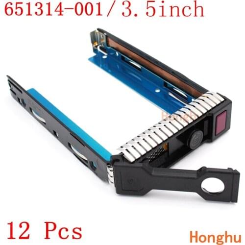 10-Pcs 3.5" 651314-001 HDD Tray Caddy Seld for Gen8 G8 Gen9 G9 DL388 Hard Drive Caddy Bracket 651320-001