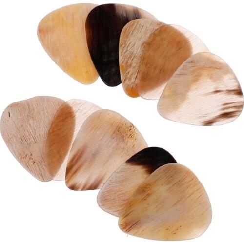 Buffalo Horn Guitar Pick Hand Made High Quality Pick Thickness Guitar Accessories
