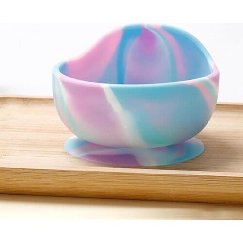 Mini Portable Suction Cup Bowl Baby Feeding Silicone Anti-Drop Tableware Weaning Suction Bowl And Kitchen Set For Inftant #20