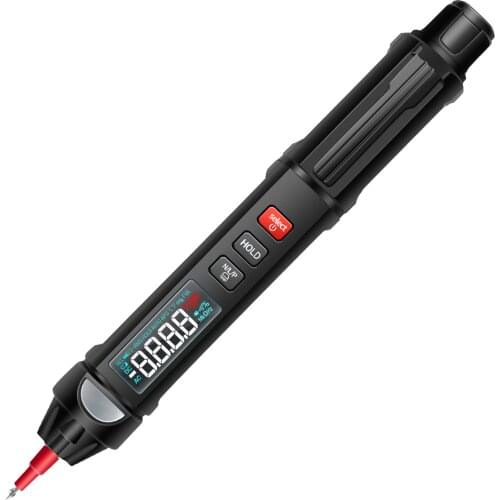 A3008 Pen Multimeter 6000 Counts Digital Multimeter Meter Tester with LCD Display Backlight Flashlight NCV Auto-off Multiple