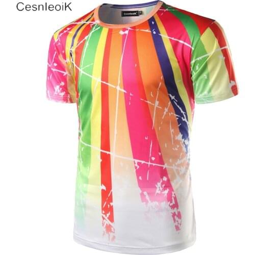 Mens Fashion Design T Shirt Boy Cool Tops Printed Summer T-shirt Plue Size M-XXXL QC27