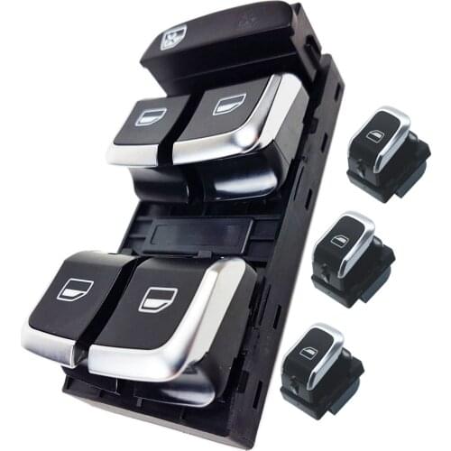 8K0 959 855A 8K0 959 851D 8K0 959 851F 8K0 959 855 B Electro Power Master Window Switch for AUDI Q5 S4 S5 A4 A5 2007-2017