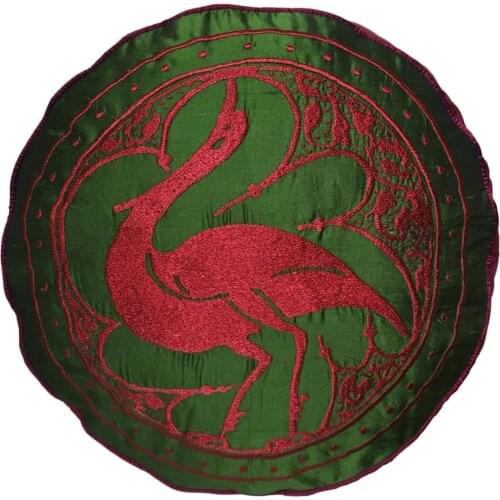 Cushion Home Decor Silk Handmade Embroidery Design Award Winner Turkey Ornamental Anatolian Motif Home Decoration Pillow