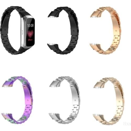 2019 Stainless Steel Watch Band Quick Release Wrist Strap Replacement for Samsung Galaxy Fit SM-R370 Watch