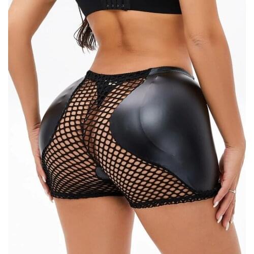 YAGIMI Women Low Waist Underwear Sponge Pads Body Shapers Hips Up Belly Slim Fake Ass Pants Padded Shapewear Panties Hip Pads