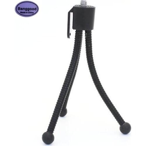 Universal Desk Table Tripod with 1/4 inch Screw Holder Arm Stand Adjustable Metal Tripod for Flashlight Telescope Gopro Camera