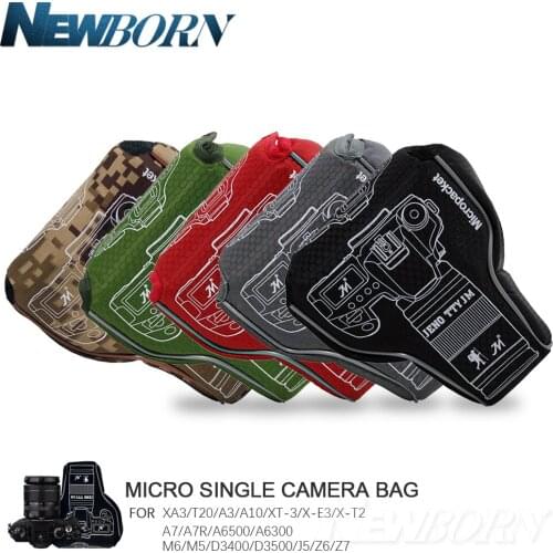 Waterproof Mirrorless System Camera Bag case For Fuji XT20 XT10 XA5 XA3 XA10 XT3 XT2 A6500 A6300 A7R3 A7R2 A7R D3400 Z6 Z7 D3500