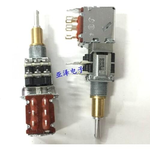 Japan NOBLE biaxial guitar sound volume bounce lift single electronic potentiometer B10K50K double B10K 50K switch