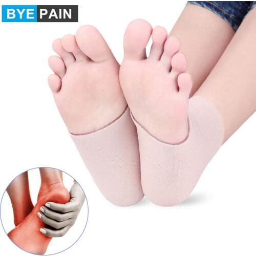 1Pair Ankle Gel Sleeves Padded Skate Sock Protection for Ankles Lace Bite Figure Skating, Hockey, Roller, Inline, Riding, Ski