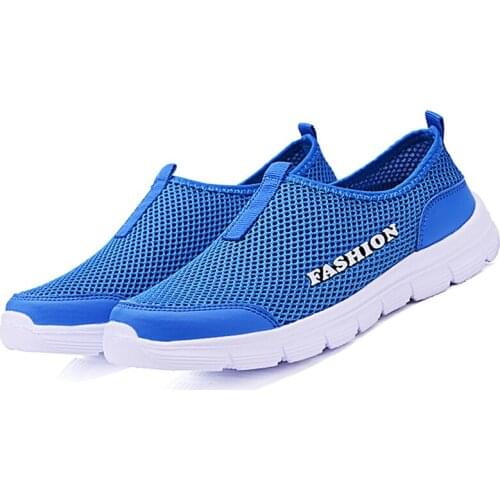2021 Womens Lightweight Quick-drying Breathable Mesh Sandals Shoes Comfortable Ladies Pull-on Mules Fashion Flats