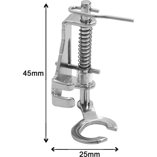 1Pc Stainless Steel #4021L-OT Open Toe Quilting Foot Sewing Machine Parts Darning Foot Presser Foot Accessories 2751