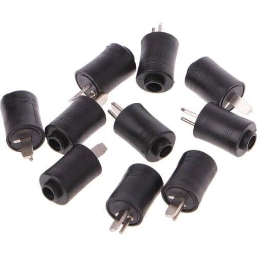 10 Pcs 2 Pin DIN Male Speaker Plug 2-Pin Plug Hifi Loudspeaker Solder Connectors