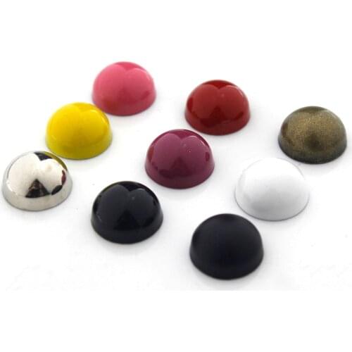 10pcs Colorful Dome Rivet Screw Spike Mushroom Dome Bolt Round Head Screws For Bag Shoes Garment DIY Leather Craft Accessories