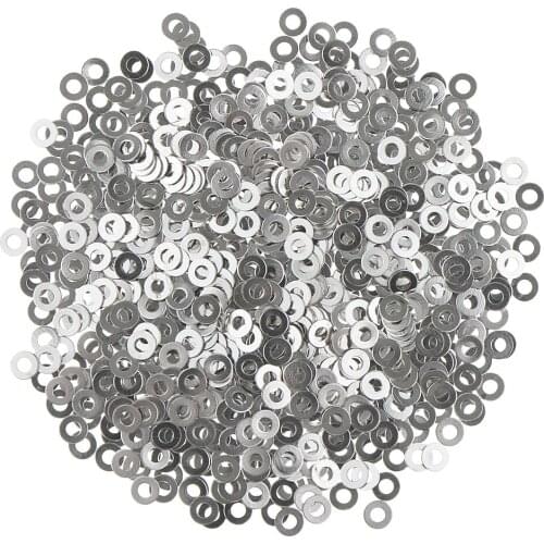 1000 Piece Stainless Steel Frameless Glasses Spectacle Screw Flat Washer