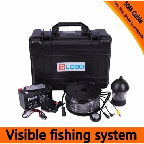 7 Inch Water-Proof 50M 600TVL 360 degree rotative Fishing camera AV Endoscope Camera