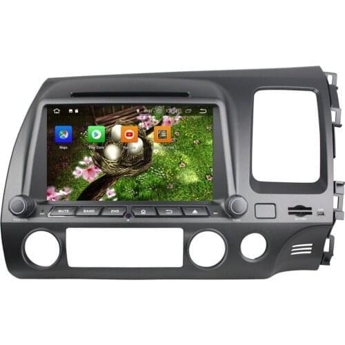 8" 2 Din Android 9.0 Car DVD Player For Honda Civic 2006-2011 Car Audio Stereo 8 Core Radio Navigation Car Multimedia DSP GPS