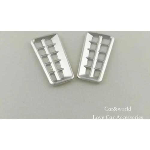 Accessories For 2016 2017 Toyota RAV4 RAV 4 Small Air Conditioning outlet cover Trim Interior Decoration ABS Chrome Car-Styling