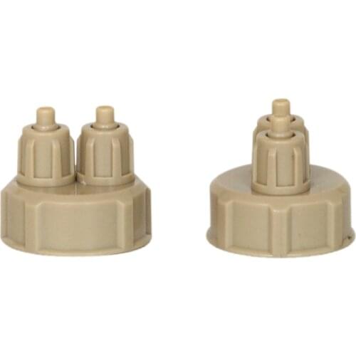 Aquarium Multifunction 2Pc DIY CO2 System Kits Generator Bottle Cap Fish Tank Carbon Dioxide DIY Reactor Quick Screw Cap