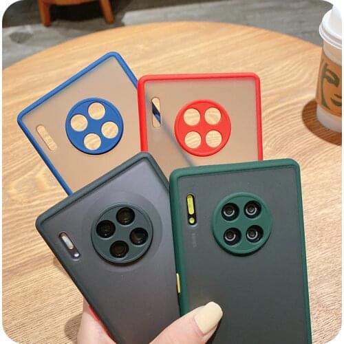 For Huawei Mate 30 20 Pro Case Hard Transparent shockproof Lens Protective Back Cover case for huawei p20 p30 p40 Pro P30Lite