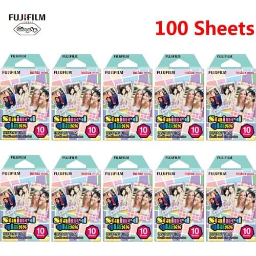10 -100 Sheets Fujifilm Instax Mini Film Instant Photo Paper For Fuji Fujifilm Instax Mini 8 9 7s 9 70 25 50s 90 SP-1 2 Films