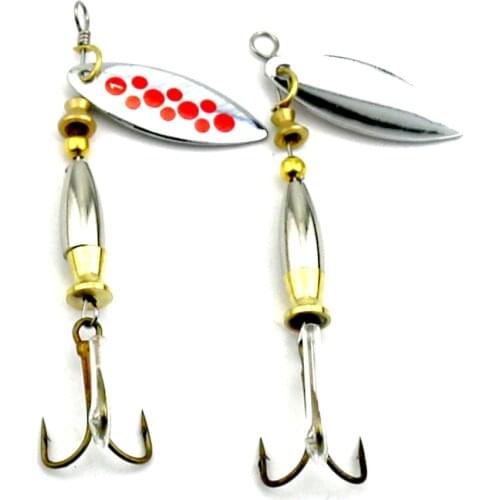 HENGJIA 1PC spinnerbait 7.8cm 8.1g Sequin Metal Bass isca Artificial Spoon Fishing lure spinner bait Pike pesca fishing hook