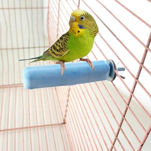 Parrot Bird Toy Grinder Stone Grinding Rod Gripper Stick Hamster Molar Bar Standing Poles Pet Products Bird Supplies 2pcs/lot