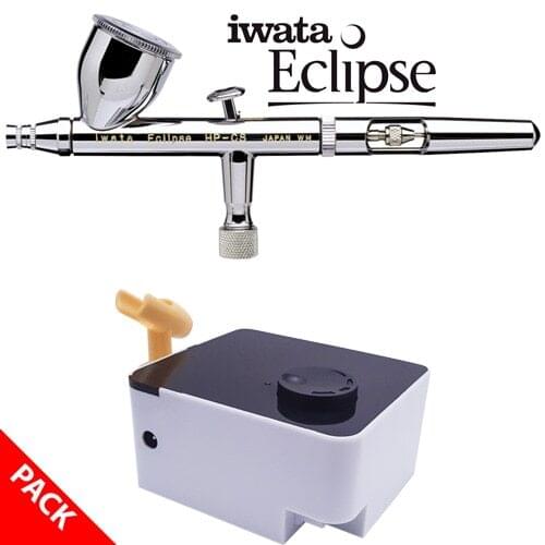 Iwata Eclipse HP-CS Airbrushing Pack01
