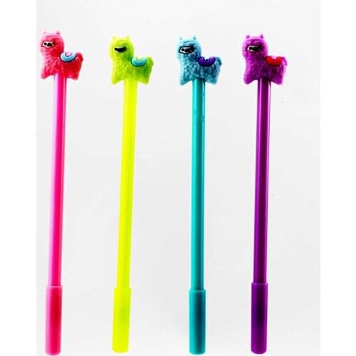 Creative stationery cute kawaii alpaca gel pen student supplies pen refill pen office for school 2020