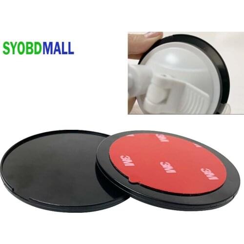 3pcs/lot 86mm Car Dash Dashboard 3M Adhesive Sticky Suction Cup Mount Disc Disk Pad For Navigation GPS DVR phone Mount Holder