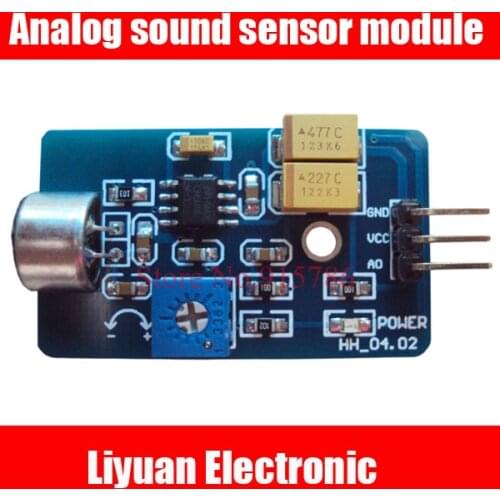 2pcs Analog sound sensor module / microphone sensor module / microphone Analog audio output sensor module
