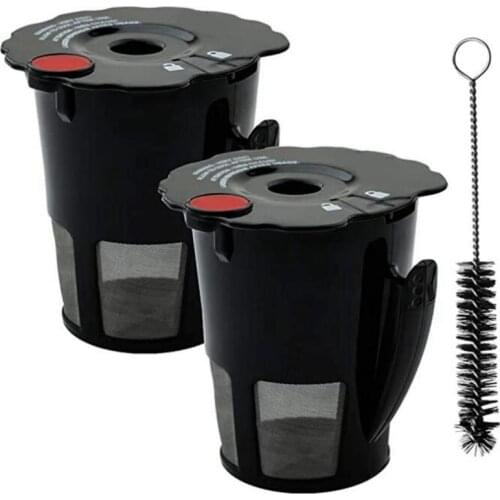Washable Refillable Reusable Coffee Filter Capsule Cup with Lid for KEURIG 2.0 Coffee Maker K200 K350 K400 K460 K460 K500 K575
