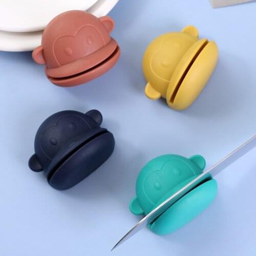 Cartoon Knife Sharpener Kitchen Frog Creative Household Manual Multi-function Sharpening Scissors Kitchen Gadgets Accessories