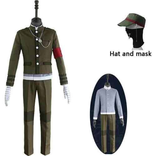 New Japanese Game Danganronpa V3: Killing Harmony Korekiyo Shinguji Cosplay Costume Unisex Halloween Carnival Uniforms