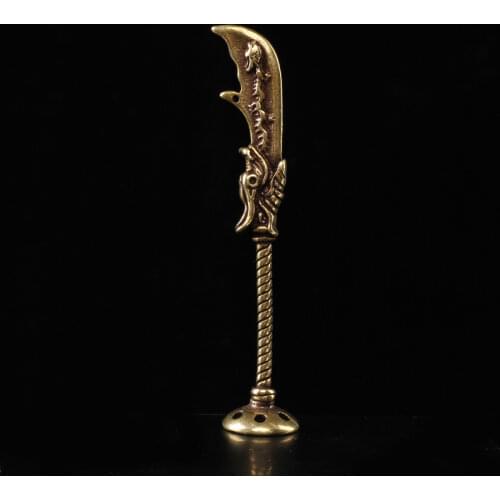 New Carved Dragon Knife Pipe Tool Retro Brass Tobacco Pipe Tamper Pokers Smoking Pipe Cleaner Smoking Accessories