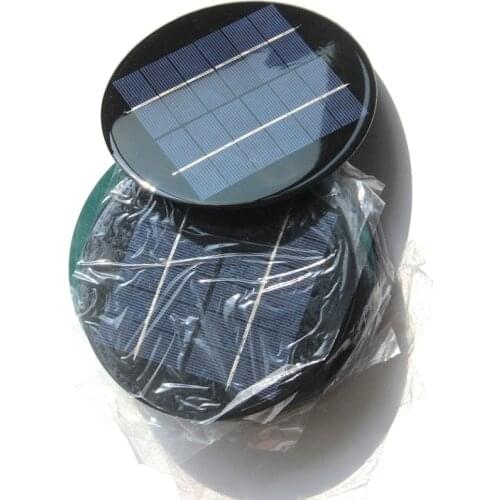 Polycrystalline 2W 6V Solar Cell Round Diameter 150MM Solar Panel Charger For 3.7V Battery Light 10pcs Free Shipping