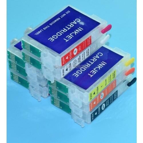 Free shipping!!! Save money 90% T1590 -T1599 for Epson Stylus Photo R2000 printer refillable ink cartridge with ARC chip