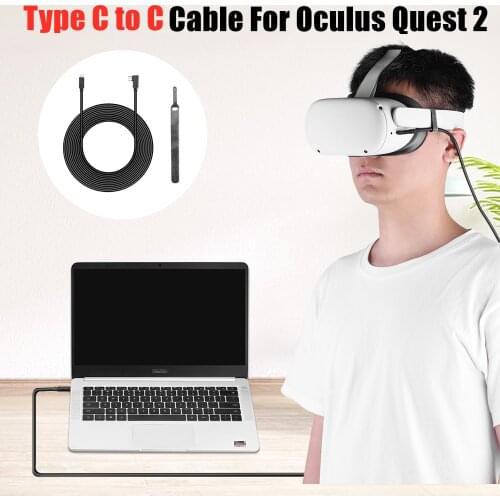3/5M Link Cable For Oculus Quest 1/2 USB 3.1 Type C Link Cable Type C to C Data Transfer Quick for VR Glasses
