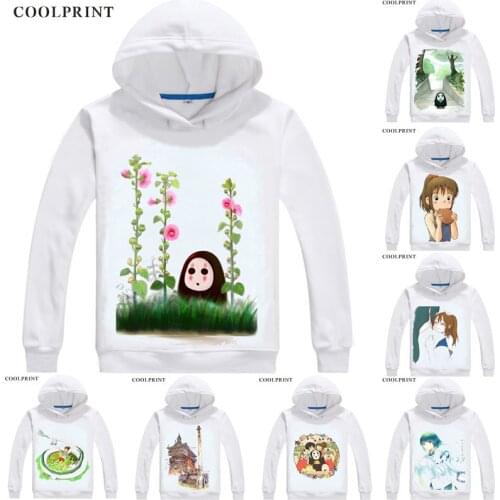 Spirited Away Hoodies Multi-style Hooded Hoodie Miyazaki A Voyage of Chihiro Sen to Chihiro no kamikakushi Cosplay Sweatshirts