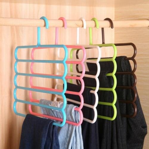 Tie Scarfs Hangers For Clothes Pants Rack Clothes Dry Closet Organizer For Coat Towel Rack Multifunction Trousers Hangers