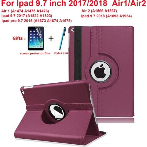 360 Rotating Case For iPad Pro 9.7 2018 2017 5 6 5th 6th Generation Funda Cover For iPad Air 2 Air 1 Case Leather Smart Coque