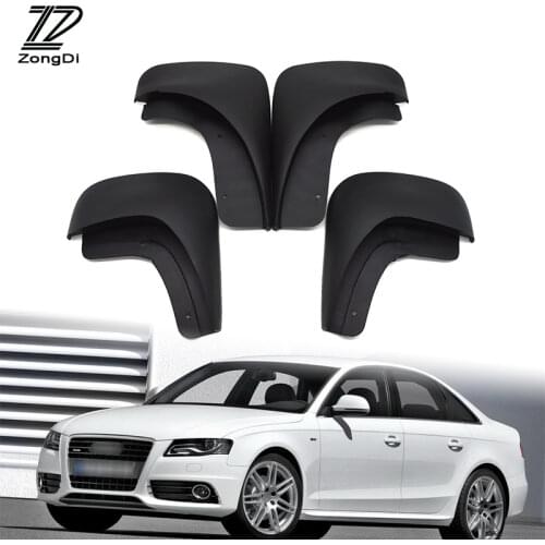 ZD Car Front Rear Mudguards For Audi A4 B7 2005 2006 2007 2008 Accessories Splash Guard Car-styling Fenders 1Set/4Pcs Mud Flaps