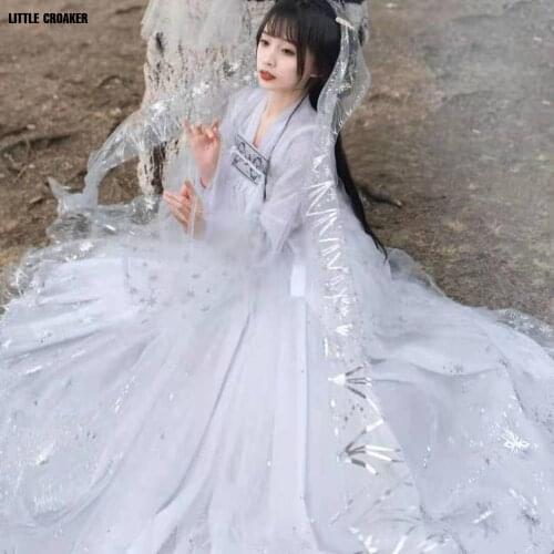 Hanfu Women Chinese Traditional Dress Dance Fairy Costume Cosplay Female Princess Clothing Carnival Halloween Costume