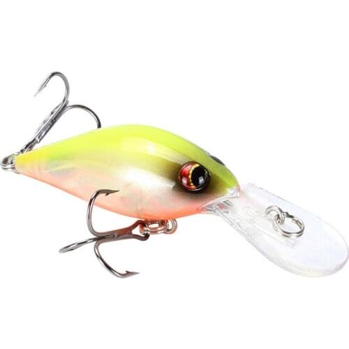 1Pcs Crank Wobblers Fishing Lures 8cm 8.5g Minnow Trolling Tackle Artificial Hard Bait Bass Pike Deep Diving Crankbait Pesca