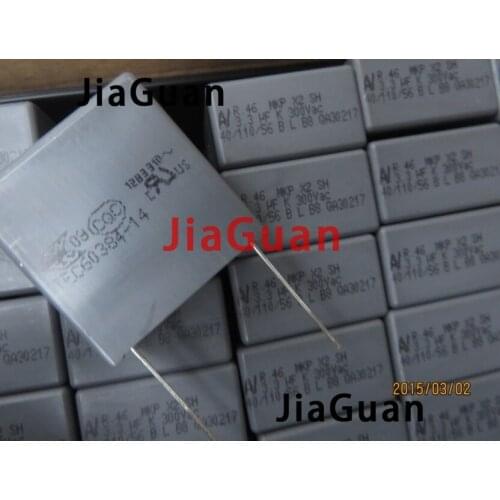 10PCS AV R46 MKP 3.3uf/300VAC P27.5MM X2 copper film capacitor KEMET 335/300VAC 3.3UF 3300NF Italy ARCOTRONICS 3.3u/300Vac