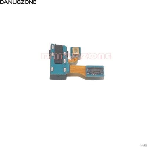 100PCS/Lot For Samsung J6 2018 J600F/ A6 2018 A600F J8 J810F Headphone Audio Jack Socket Headset Port Flex Cable With Microphone