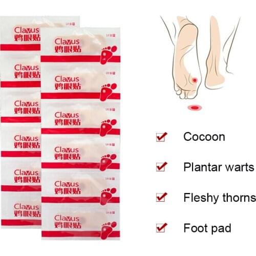 12Pcs Foot Vesicle Adhesive Plaster Medical Patch Calluses Removal Blister Patch Band-aids Foot Care Sticker