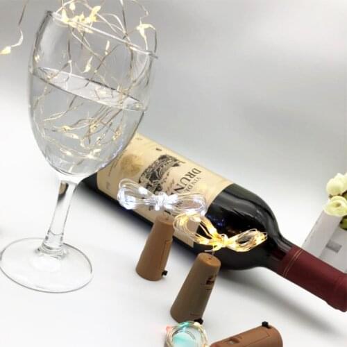 5pcs Battery Powered Cork Wine Bottle Lights DIY LED String Light Bar Light Christmas Decorations Wedding Birthday Party Decor