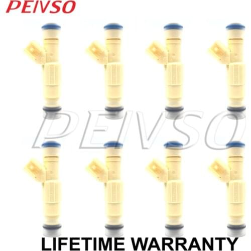 8x 0280155861 GY01-13-250 XS2E-A5B Renovation Fuel Injector For FORD&MERCURY EXPLORER 2000~2001 / MOUNTAINEER 2000~2001 5.0L V8
