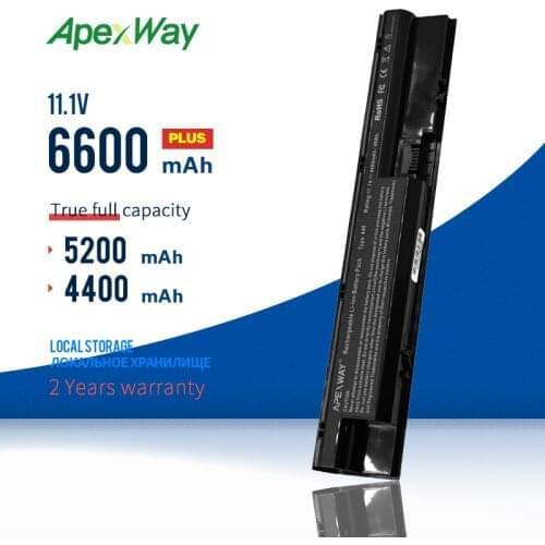 Apexway Laptop Battery for HP COMPAQ ProBook 440 445 450 470 455 G0 G1 Series 707617-421 708457-001 708458-001 FP06 FP06XL FP09