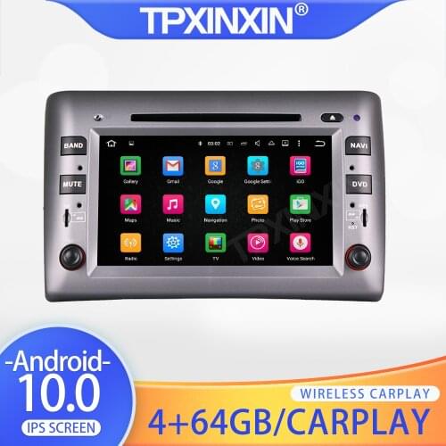 For Fiat Stilo 2002 2003 2004 - 2010 Android 10 Car Radio Multimedia Video DVD Player Navigation HeadUnit GPS 2 din Accessories